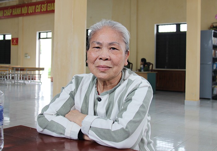 Cao Thị Lan hiện nay tại Trại giam Thanh Lâm.