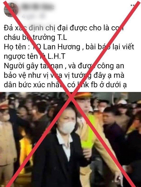 Thông tin anh T đăng tải